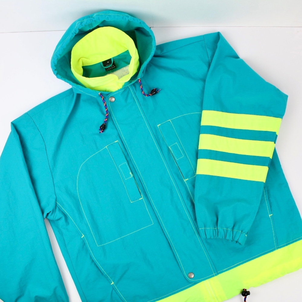 Vtg Boat Works Windbreaker Jacket Medium